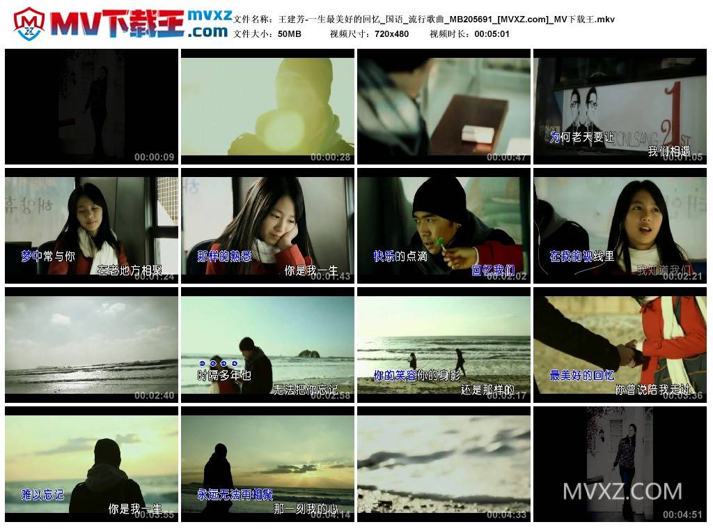 王建芳-一生最美好的回忆_国语_流行歌曲_MB205691